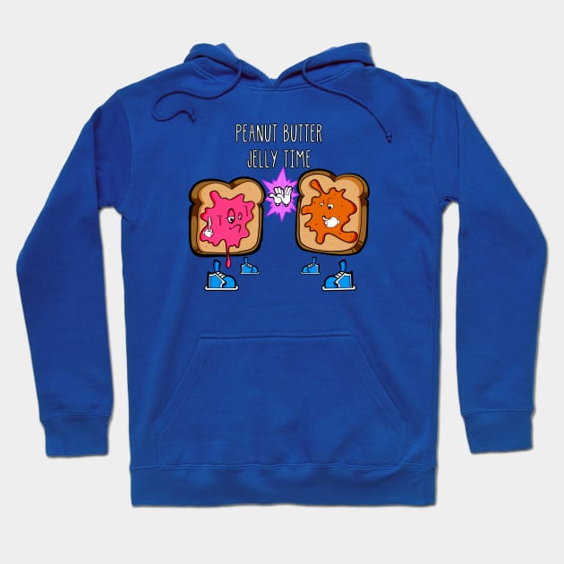 Peanut Butter & Jelly Besties Hoodie by Art by Nabes